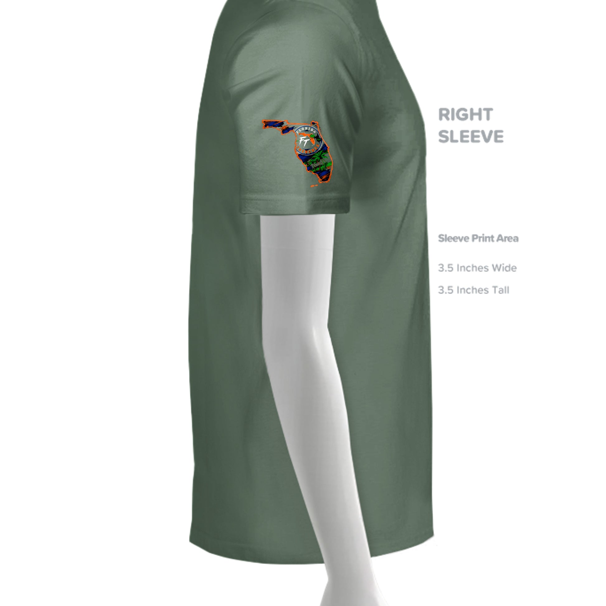 Military Green - 3000 - SLEEVE_RIGHT
